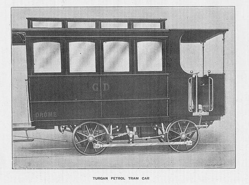 Turgan petrol tram car - car, antique