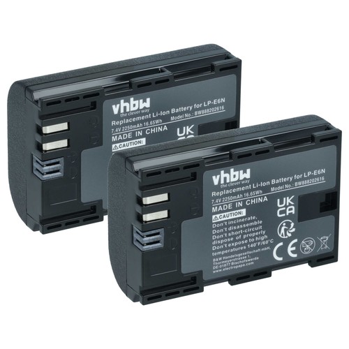 Battery for canon eos 5ds - 2x,
