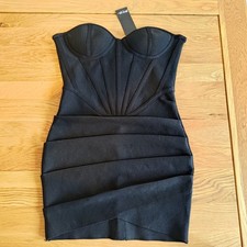 Nasty Gal Black Bandage Dress