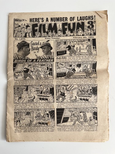 Film fun comic - fun, 1673