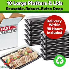 Large Reusable Food Platters