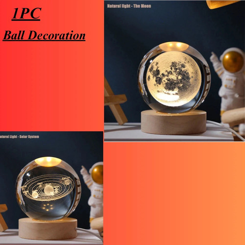Crystal ball solar system - ball,