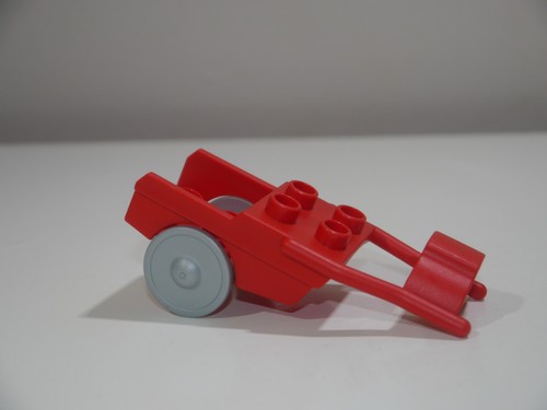 Lego duplo red - red, drawn