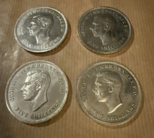 1951 X 4 GEORGE VI FESTIVAL OF BRITAIN CROWNS.