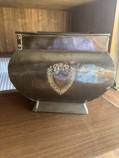 Antique Copper Planter Plant Pot Decorative Prop Display Rustic Vintage