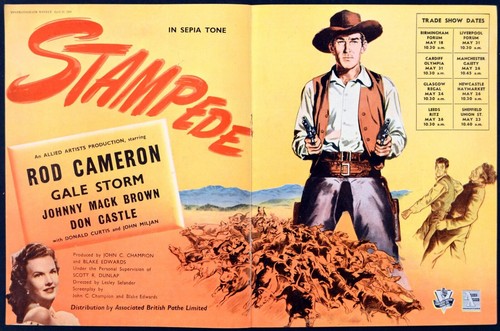 Stampede 1949 starring rod - stampede,