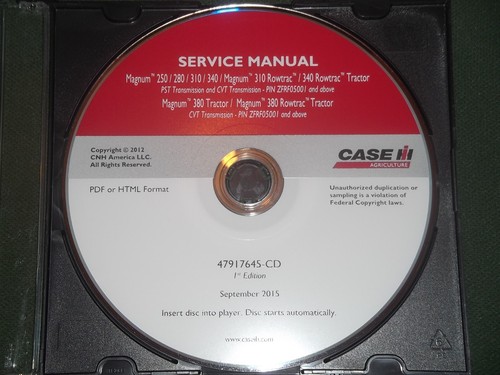 Case magnum 250 - case, 340