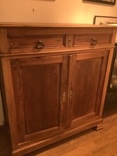 Antique pine  Linen Press/Cupboard. Decorative.drawers. Good condition,