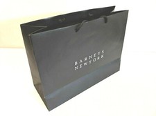 Authentic Barneys New York Classic Black Shopping Tote Gift Bag - multiple sizes