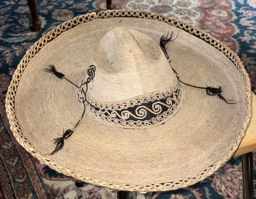 Vtg mexican charro sombrero - mexican,