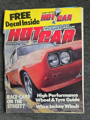 Hot car magazine november 1980 - hot,