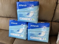 3 Packs Of 46 Attends Soft 4