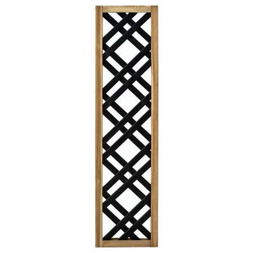 Black painted trellis - black,