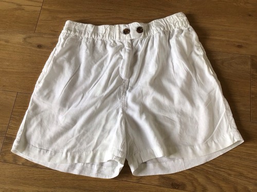 Next ladies white linen mix - white,