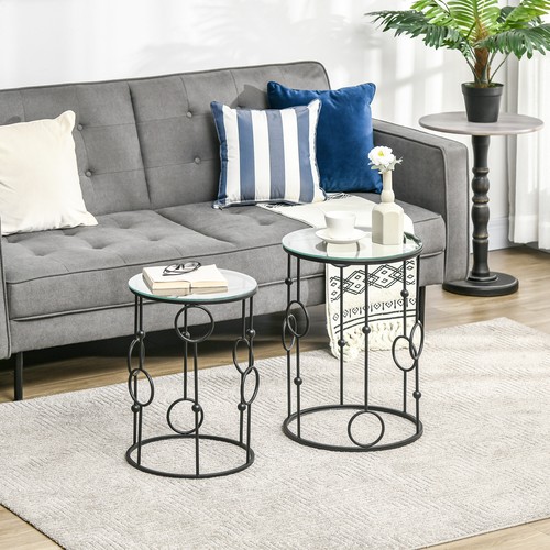 Round coffee tables set 2 - of,
