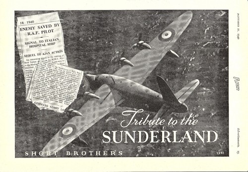 1940 advert short sunderland - advert,
