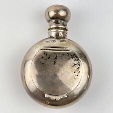Antique Solid Silver Combination Scent Bottle And Pill Box Saunders And Shepherd