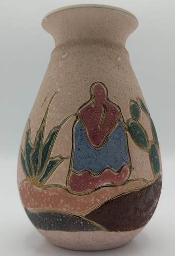 Mexico acevloza pottery vase - acevloza,