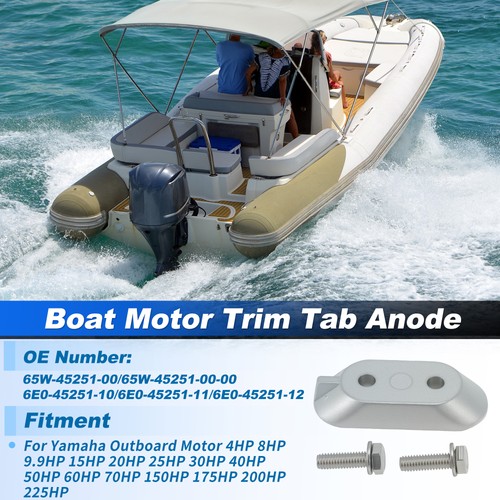 Zinc trim tab anode for - trim,