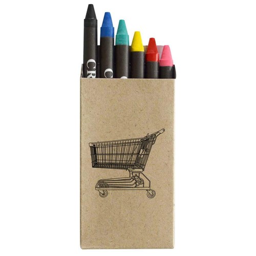 Shopping trolley coloured - trolley',
