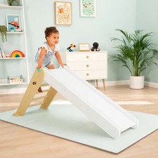Kids Folding Wave Step Slide Indoor Outdoor Garden Fun Play Toy Playground White