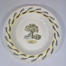 Vintage Wedgwood Eric Ravilious Designed "Garden" Bowl 23.3cm Diameter