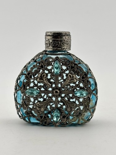 Vintage czech filigree perfume - czech,