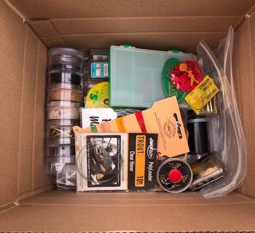 Box fly tying materials - box, of
