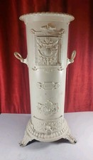 Antique French Cast Iron Wood Burning Stove