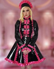 Misfitz black  PVC & hot pink