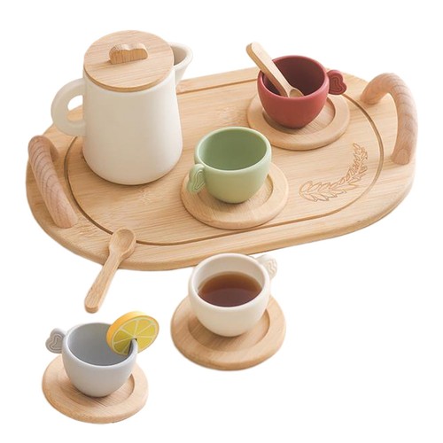 Playing house set tea - playing, time