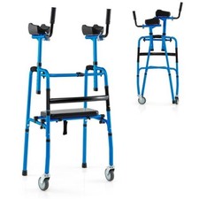 Versatile Rolling Walker All Terrain Stand-Assist Walker-Navy