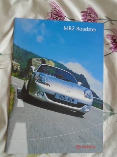 Toyota mr2 roadster brochure - mr2,
