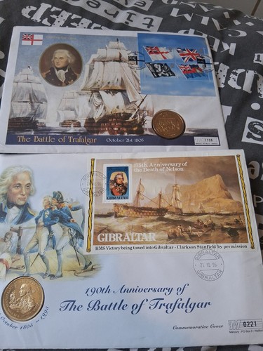 Gibraltar 1995 coin cover - gibraltar,