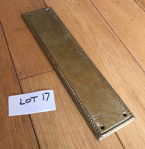Vintage brass push door - brass, "push"