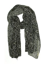 Black Poppy Women Black Scarf