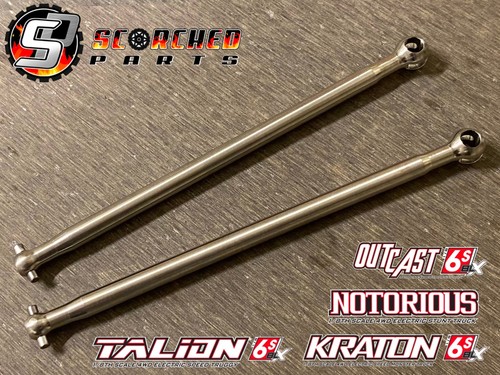Titanium front axle cvd shaft - front,