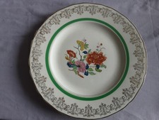 Old English Floral Patterned plate , approx 10ins      (T)