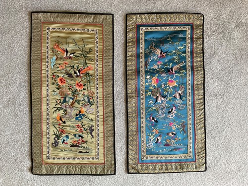 Two beautiful unframed chinese - two,