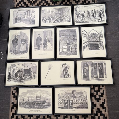 Vintage framed prison - x,