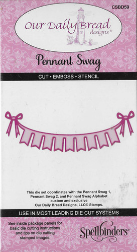 Spellbinders pennant swag - pennant,