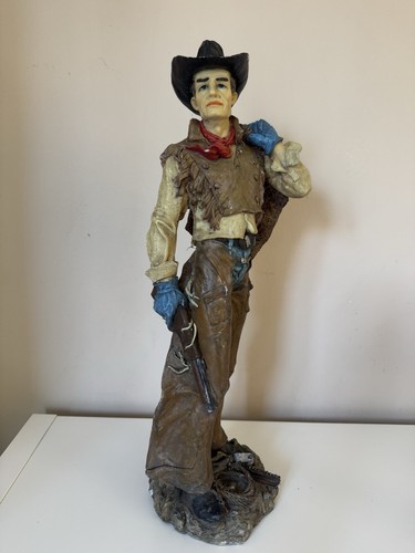 Vintage western cowboy resin - western,