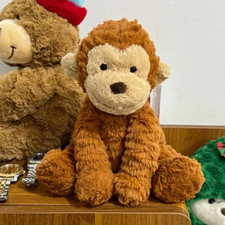 Medium Jellycat Fuddlewuddle Monkey - Soft Plush Collectible, BNWT & Dust Bag 
