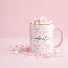 Pink Bows and Hearts