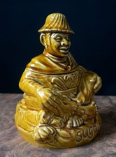 Vintage Sadler Sugar Caddy (972179), Treacle Glaze, 9"