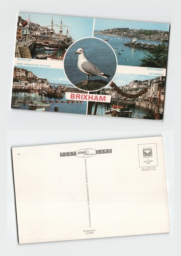 Postcard brixham harbour - postcard,