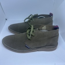 Mens Lambretta Chiswick Classic Lace Up Brown Suede Desert Ankle Boots Size 9