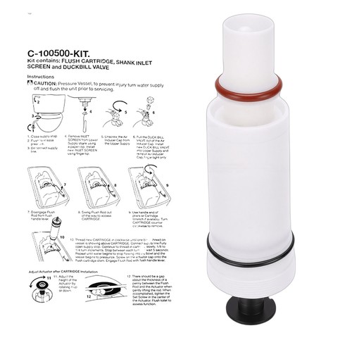 Flush valve cartridge kit - valve,