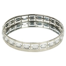 Round or Rectangle Silver