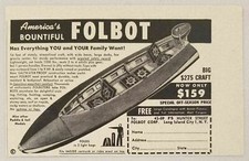 1950 Print Ad FOLBOT Folding Boats Long Island City,NY